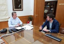 Συνάντηση Αρναουτάκη – Μποκέα στην Περιφέρεια Κρήτης