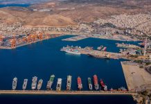 Επίδειξη του έργου FENIX στον λιμένα Πειραιά, παρουσία του υφ. Μεταφορών Παπαδόπουλου