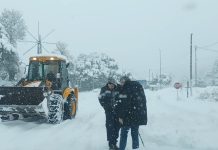 Συνεχίζεται το έργο του εκχιονισμού στο Δήμο Οροπεδίου Λασιθίου