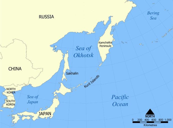 Kuril-islands-japan-china-russia-map