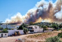 Nέες κυκλοφοριακές ρυθμίσεις στην Αγία Μαρίνα Κορωπίου λόγω πυρκαγιάς