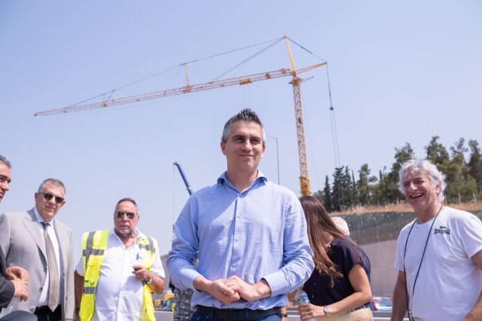 ΘΕΣΣΑΛΟΝΙΚΗ ΕΠΙΣΚΕΨΗ ΤΗΣ ΗΓΕΣΙΑΣ ΤΟΥ ΥΠΟΥΡΓΕΙΟΥ ΜΕΤΑΦΟΡΩΝ ΣΤΟ FLYOVER
