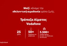 25 Χρόνια Τράπεζα Αίματος Vodafone