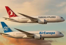Εγκρίθηκε η συμμετοχή της Turkish Airlines στην Air Europa