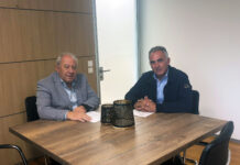 Συνάντηση εργασίας του Διοικητή της Ειδικής Υπηρεσίας ΔΑΜ, με τον Πρόεδρο του Επιμελητηρίου Αρκαδίας