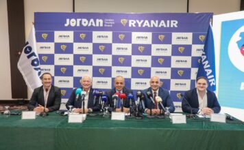 Η Ryanair επεκτείνει το χειμερινό της δίκτυο στην Ιορδανία