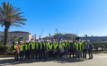 Στα Ναυπηγεία Ελευσίνας οι σπουδαστές του Τμήματος Μηχανικών ΑΕΝ Ασπροπύργου