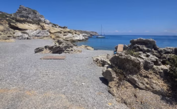 Ελεύθερη πρόσβαση στην παραλία Ιαματικών Πηγών Καλλιθέας Ρόδου