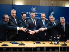 Τελετή παράδοσης – παραλαβής στο Υπουργείο Υποδομών και Μεταφορών