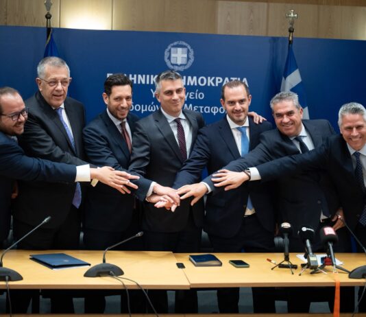 Τελετή παράδοσης – παραλαβής στο Υπουργείο Υποδομών και Μεταφορών