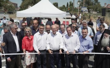 Εγκαίνια νέας γέφυρας Αλμυρού από Κ. Χατζηδάκη και Χ. Δήμα | Αυτοψίες έργων σε Φάρσαλα και Δομοκό