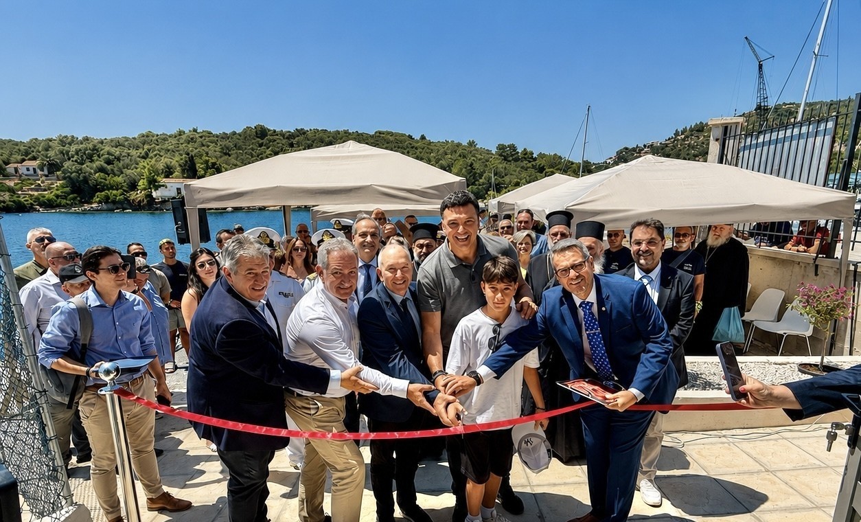 Εγκαινιάστηκε ο νέος Επιβατικός Σταθμός του λιμένα Γαΐου στους Παξούς