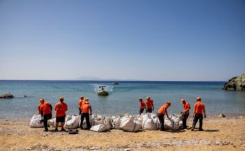 Typhoon Project: Ολοκληρώθηκε ο 2ος κύκλος Καθαρισμού σε 6 νησιά Ν. Αιγαίου