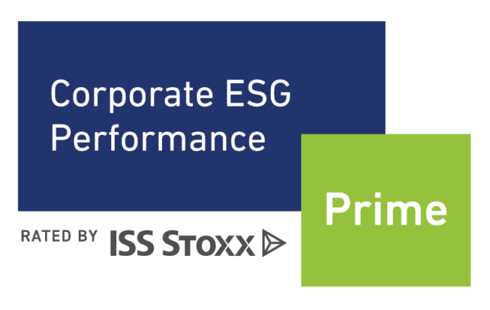 ISS Stoxx ESG Corporate Rating Prime Badge