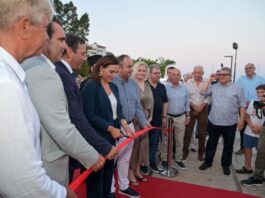 Η Υπουργός Τουρισμού Όλγα Κεφαλογιάννη εγκαινίασε την αναβαθμισμένη Μαρίνα Αγίου Νικολάου