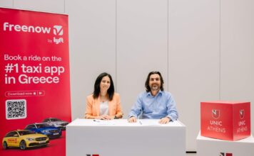 Το Freenow by Lyft και το UNIC Athens ενώνουν δυνάμεις