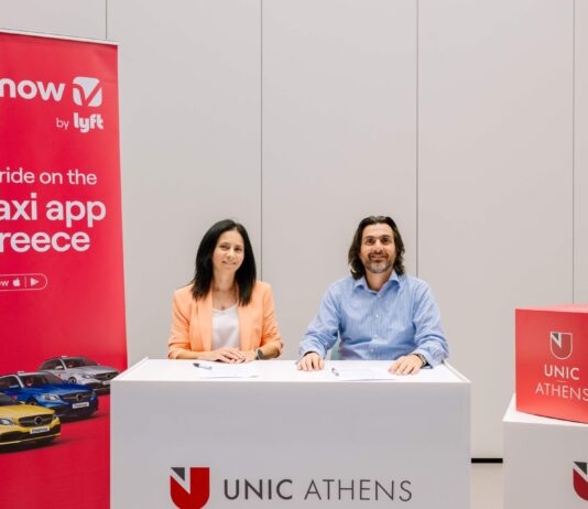 Το Freenow by Lyft και το UNIC Athens ενώνουν δυνάμεις