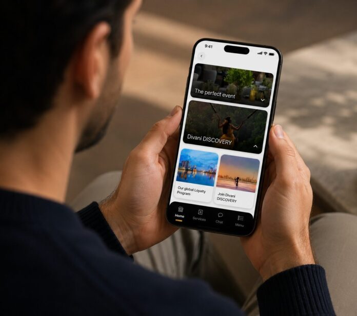 Divani App homepage