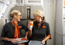 Η easyJet επεκτείνει τη χρήση επαναχρησιμοποιούμενων δίσκων γευμάτων πληρώματος σε όλο τον στόλο της
