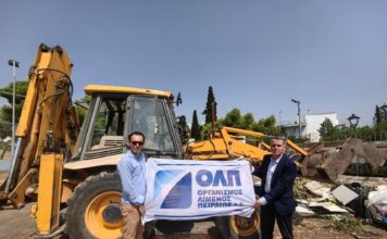 Ο ΟΛΠ στηρίζει τον Δήμο Σαλαμίνας στην αποκατάσταση περιοχών από τις πυρκαγιές