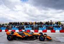 Τα πιο δυνατά καρέ του showrun με τη McLaren MCL60 και τη McLaren MP4/6 του Ayrton Senna